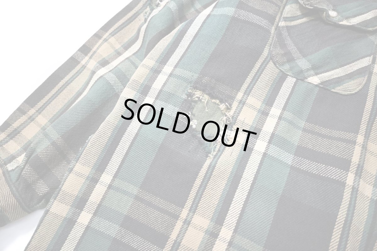 画像4: 90s Used Five Brother Heavy Flannel Shirt (4)