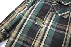 画像4: 90s Used Five Brother Heavy Flannel Shirt (4)