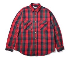 画像1: 80s Used Five Brother Heavy Flannel Shirt made in USA (1)
