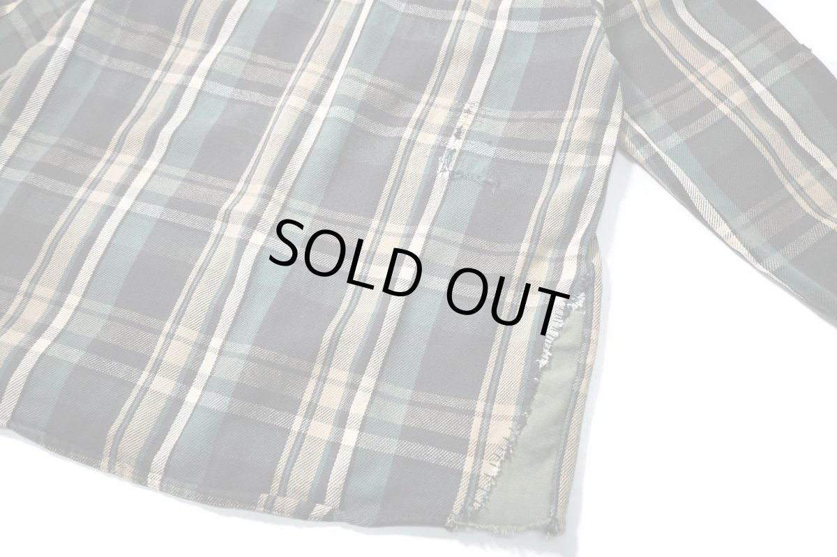 画像9: 90s Used Five Brother Heavy Flannel Shirt (9)