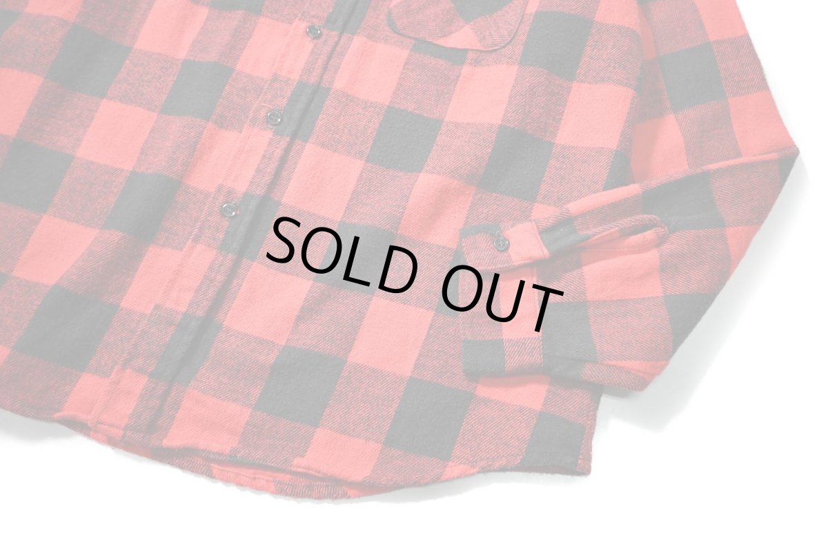 画像3: 80s Used Five Brother Heavy Flannel Shirt made in USA (3)