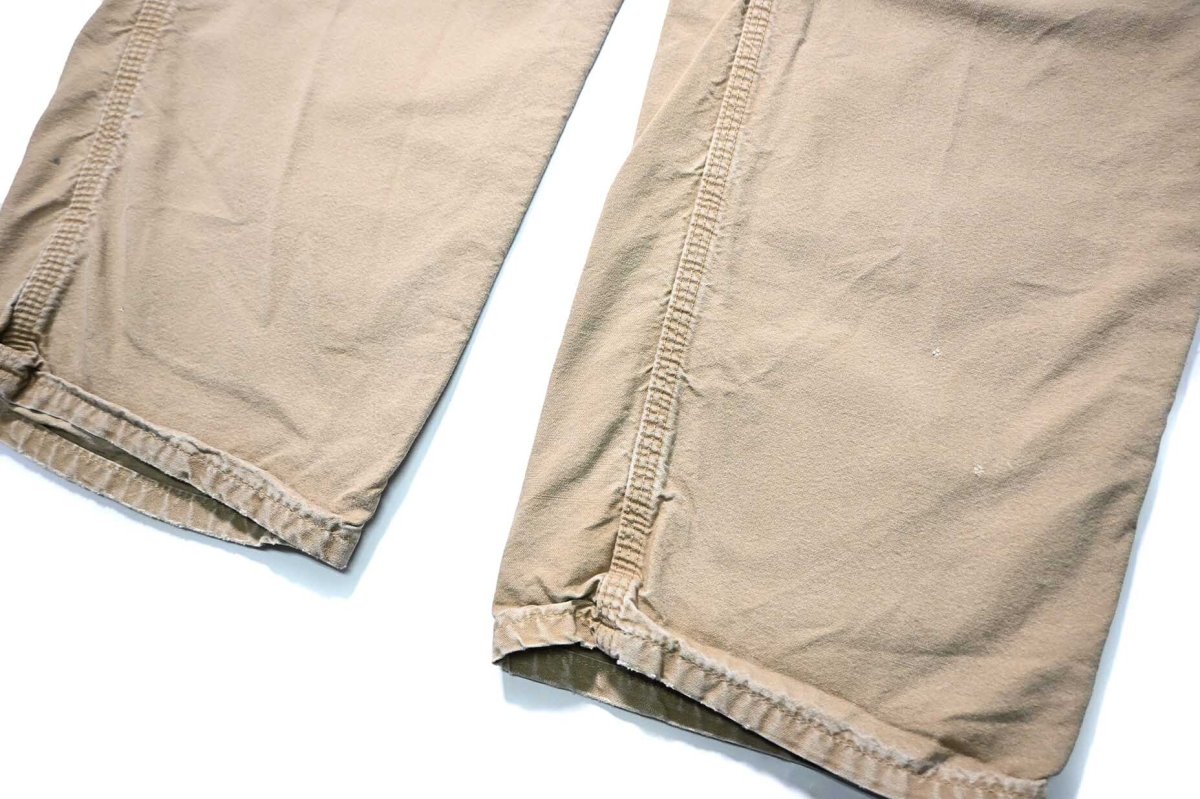 画像3: 19' Used Carhartt B151 Canvas Utility Work Pants Khaki カーハート (3)