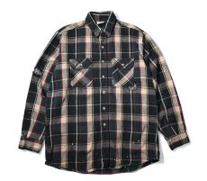 画像1: 90s Used Five Brother Heavy Flannel Shirt made in USA (1)