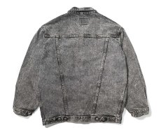 画像5: 90s Used Gap Denim Jacket Black made in USA (5)