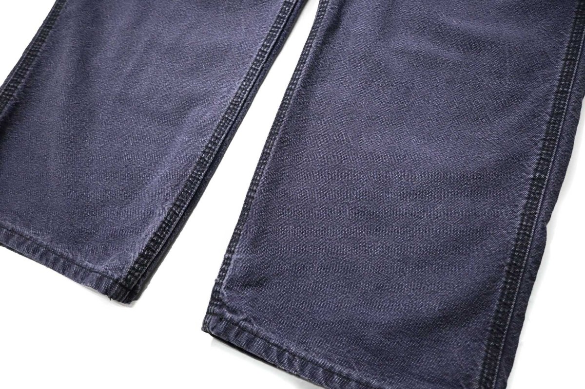 画像3: 15' Used Carhartt FR Duck Carpenter Pants Navy カーハート (3)