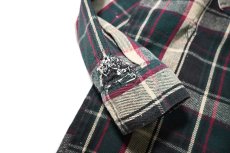 画像4: 90s Used Five Brother Heavy Flannel Shirt made in USA (4)