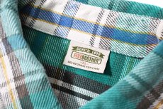画像5: 90s Used Five Brother Heavy Flannel Shirt made in USA (5)