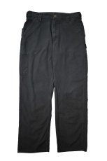 画像1: 19' Used Carhartt B151 Canvas Utility Work Pants Black カーハート (1)