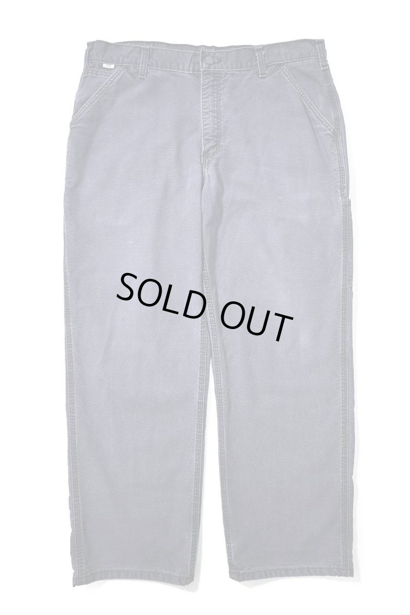 画像1: 15' Used Carhartt FR Duck Carpenter Pants Navy カーハート (1)