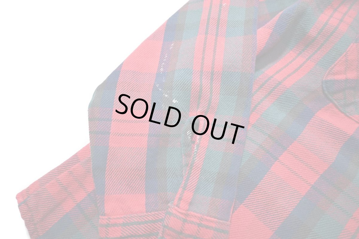 画像4: 80s Used Five Brother Heavy Flannel Shirt made in USA (4)
