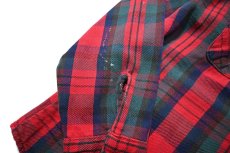 画像4: 80s Used Five Brother Heavy Flannel Shirt made in USA (4)