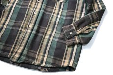画像3: 90s Used Five Brother Heavy Flannel Shirt (3)