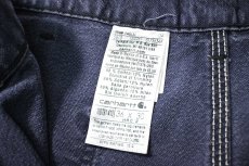 画像6: 15' Used Carhartt FR Duck Carpenter Pants Navy カーハート (6)