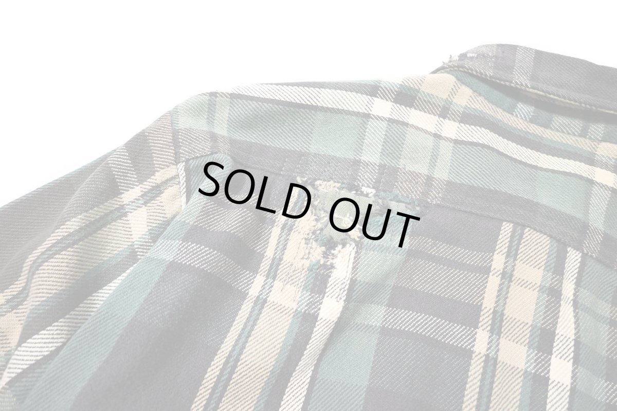画像8: 90s Used Five Brother Heavy Flannel Shirt (8)