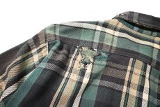 画像8: 90s Used Five Brother Heavy Flannel Shirt (8)