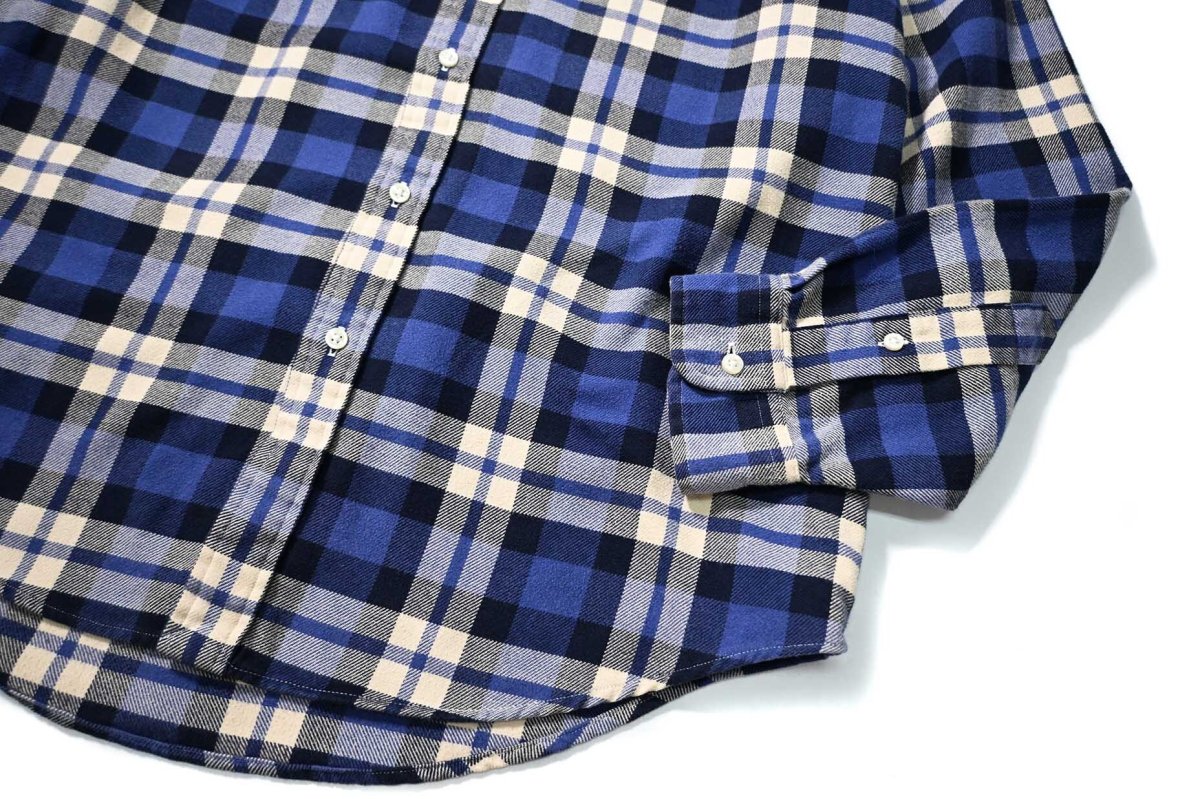 画像3: Used Polo Ralph Lauren Plaid Flannel Shirt (3)