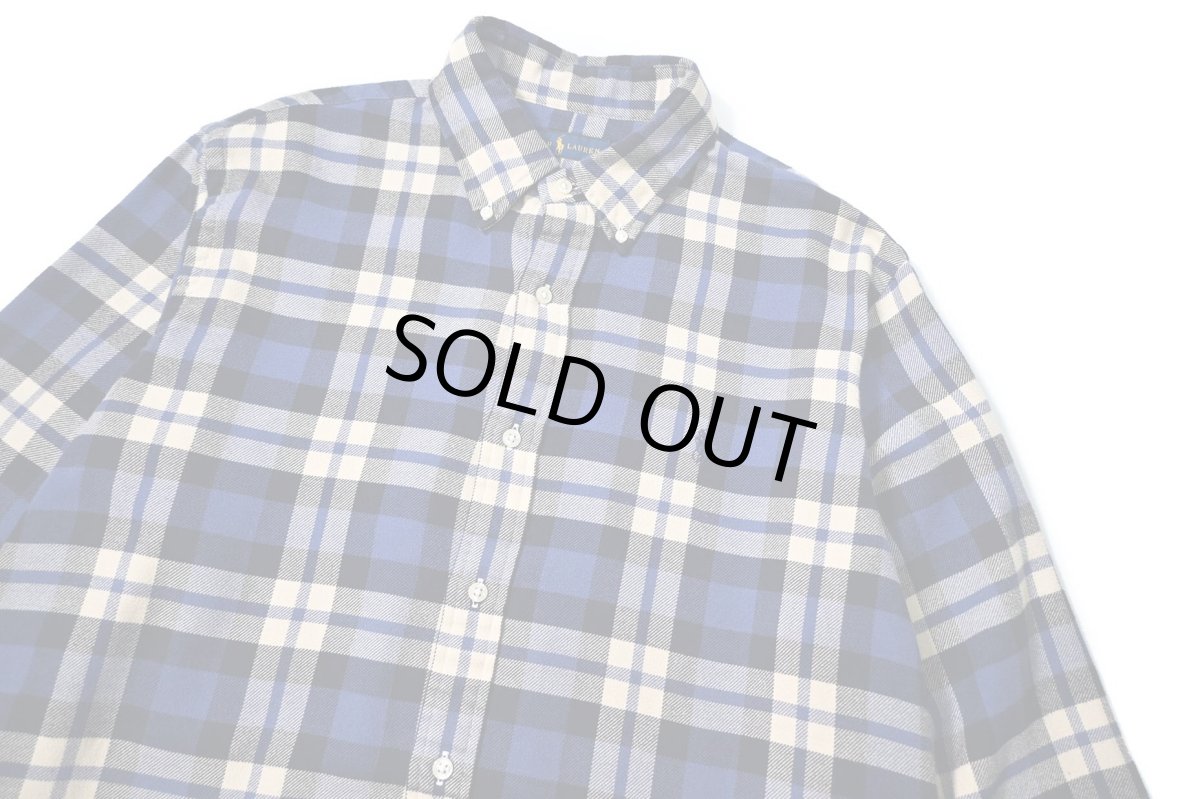 画像2: Used Polo Ralph Lauren Plaid Flannel Shirt (2)