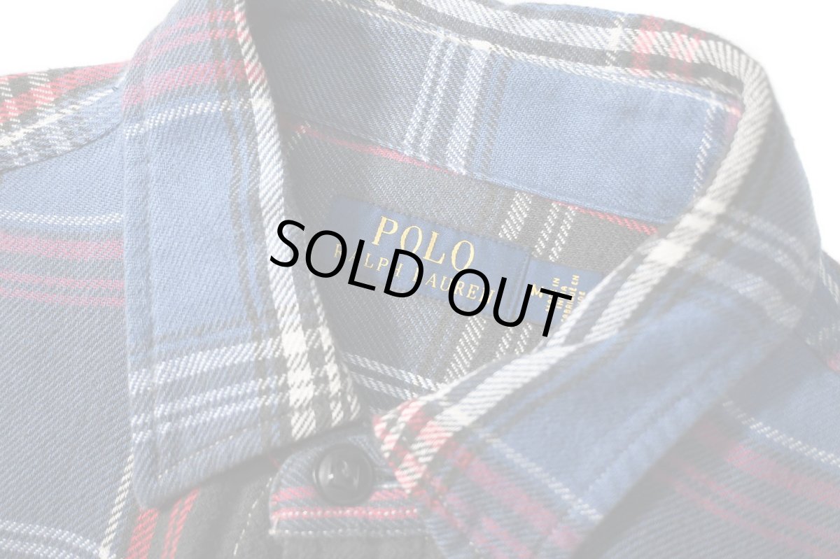 画像4: Used Polo Ralph Lauren Plaid Flannel Shirt (4)
