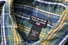画像4: 90-00s Used Polo Jeans Co. Ralph Lauren Flannel Shirt (4)