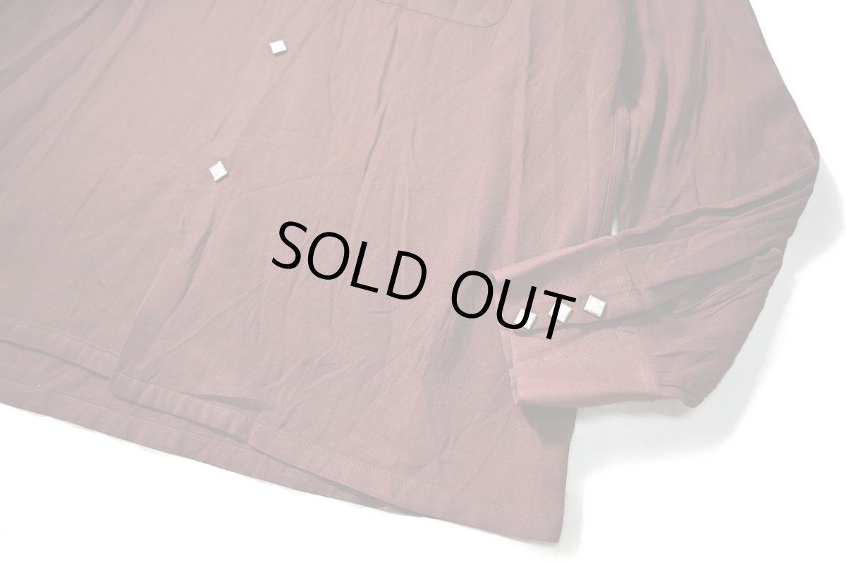 画像3: 50-60s Used Fleetline Rayon Open Collar Shirt (3)