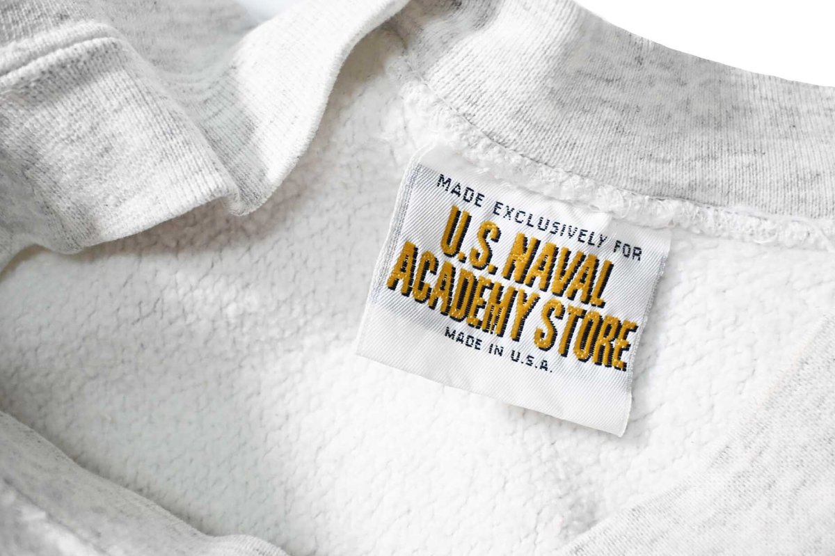 画像4: 90-00s Used USNA Sweat Shirt made in USA (4)