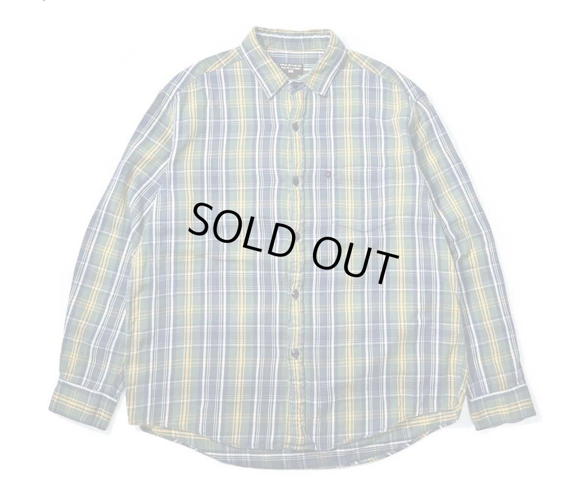 画像1: 90-00s Used Polo Jeans Co. Ralph Lauren Flannel Shirt (1)