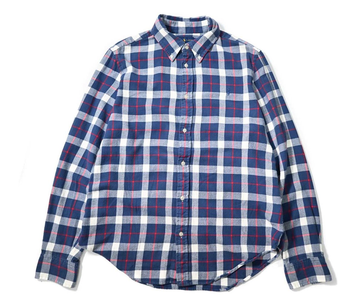 画像1: Used Polo Ralph Lauren Plaid Flannel Shirt (1)