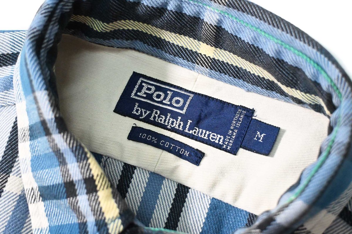 画像4: 90-00s Used Polo Ralph Lauren Heavy Flannel Shirt (4)