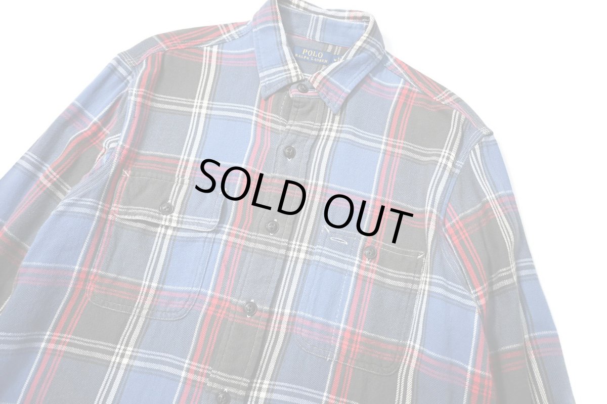 画像2: Used Polo Ralph Lauren Plaid Flannel Shirt (2)