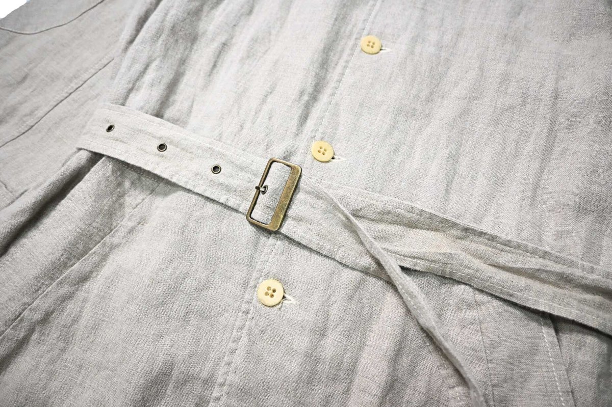 画像5: 90s Deadstock Armani Jeans Linen Coat (5)