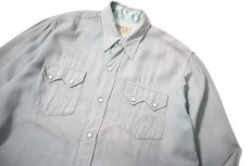 画像2: 50-60s Used H Bar C Ranchwear Rayon Western Shirt (2)