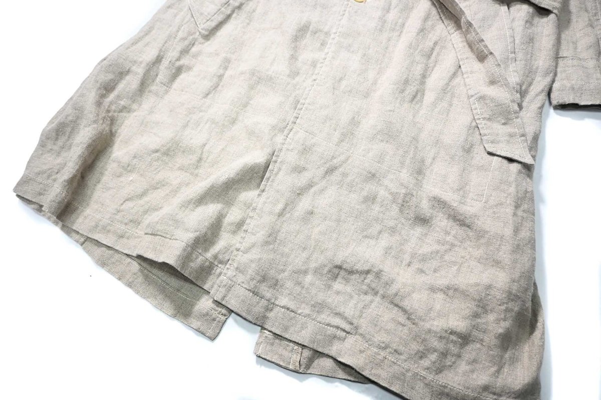 画像4: 90s Deadstock Armani Jeans Linen Coat (4)