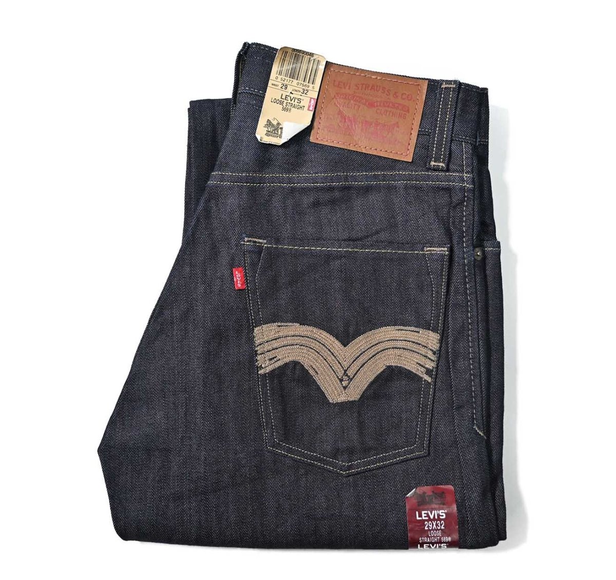 画像1: 00s Deadstock Levi's 569 Denim Pants #0046 リーバイス (1)