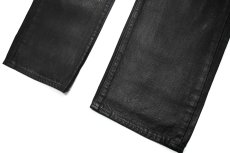 画像3: Levi's 501 Coated Denim Pants Black リーバイス (3)