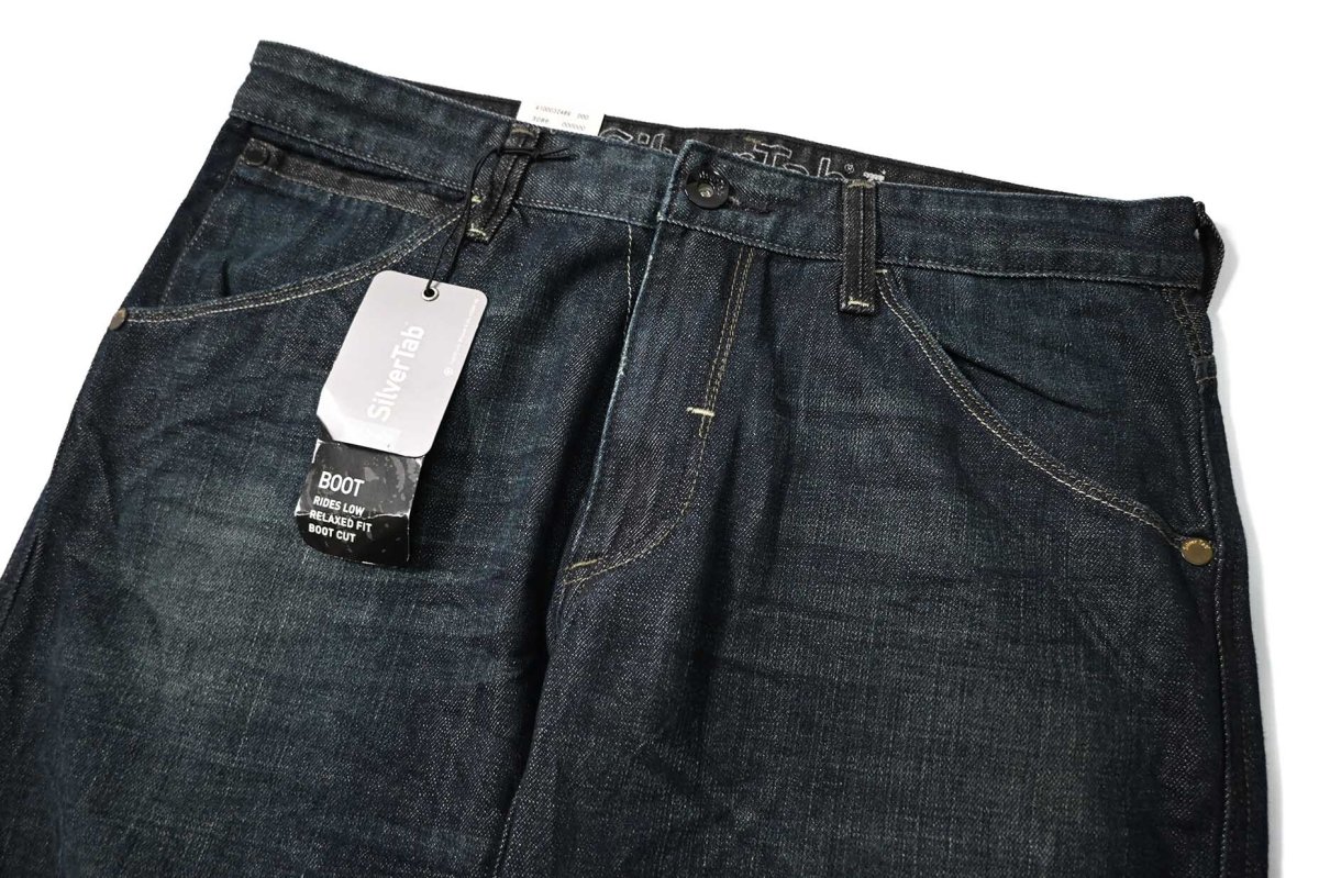 画像3: 00s Deadstock Levi's Silver Tab Boot Denim Pants #0005 リーバイス (3)