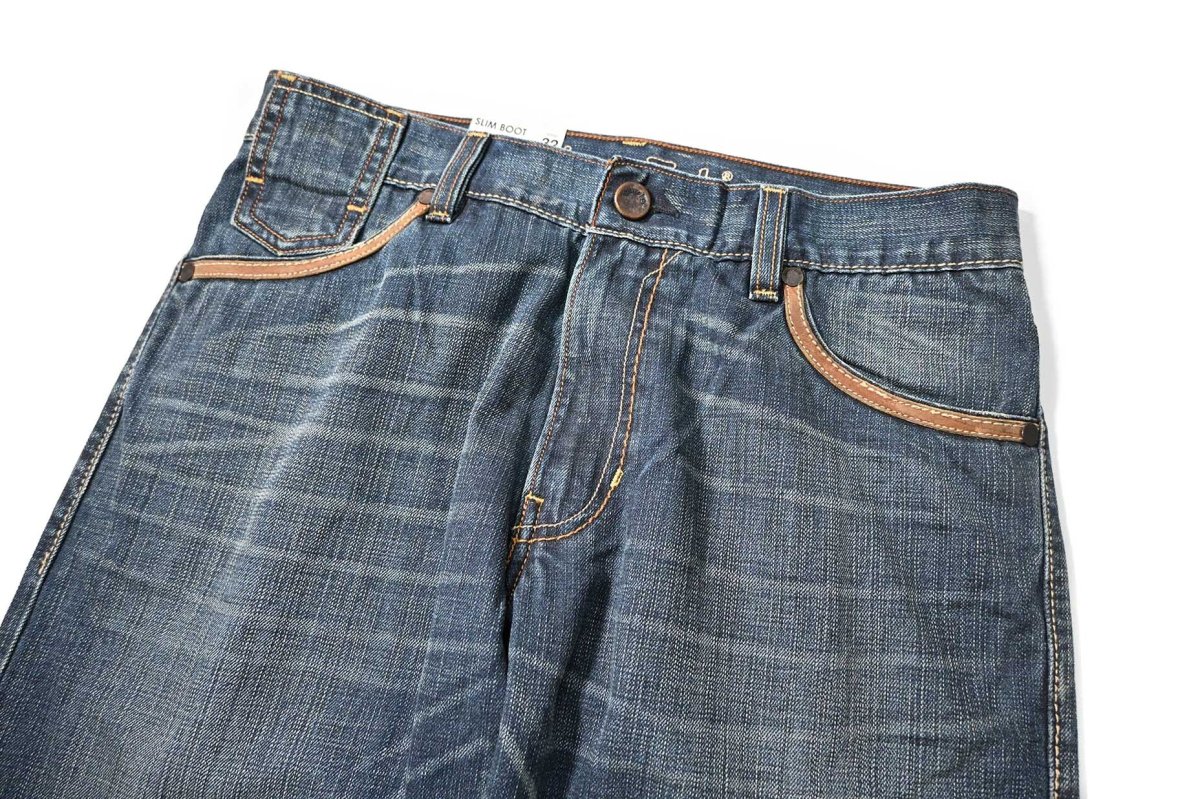 画像3: 00s Deadstock Levi's Silver Tab Slim Fit  Boot Cut Denim Pants #0003 リーバイス (3)