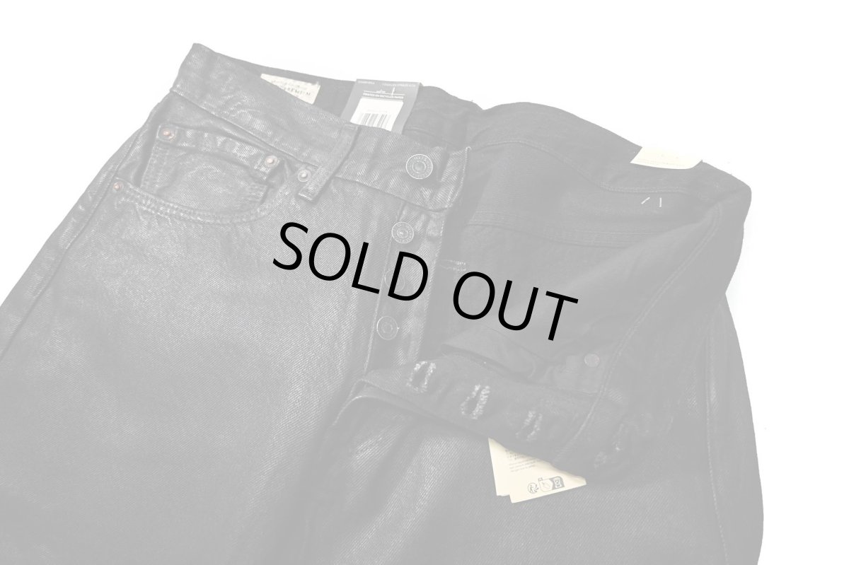 画像5: Levi's 501 Coated Denim Pants Black リーバイス (5)