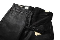 画像5: Levi's 501 Coated Denim Pants Black リーバイス (5)