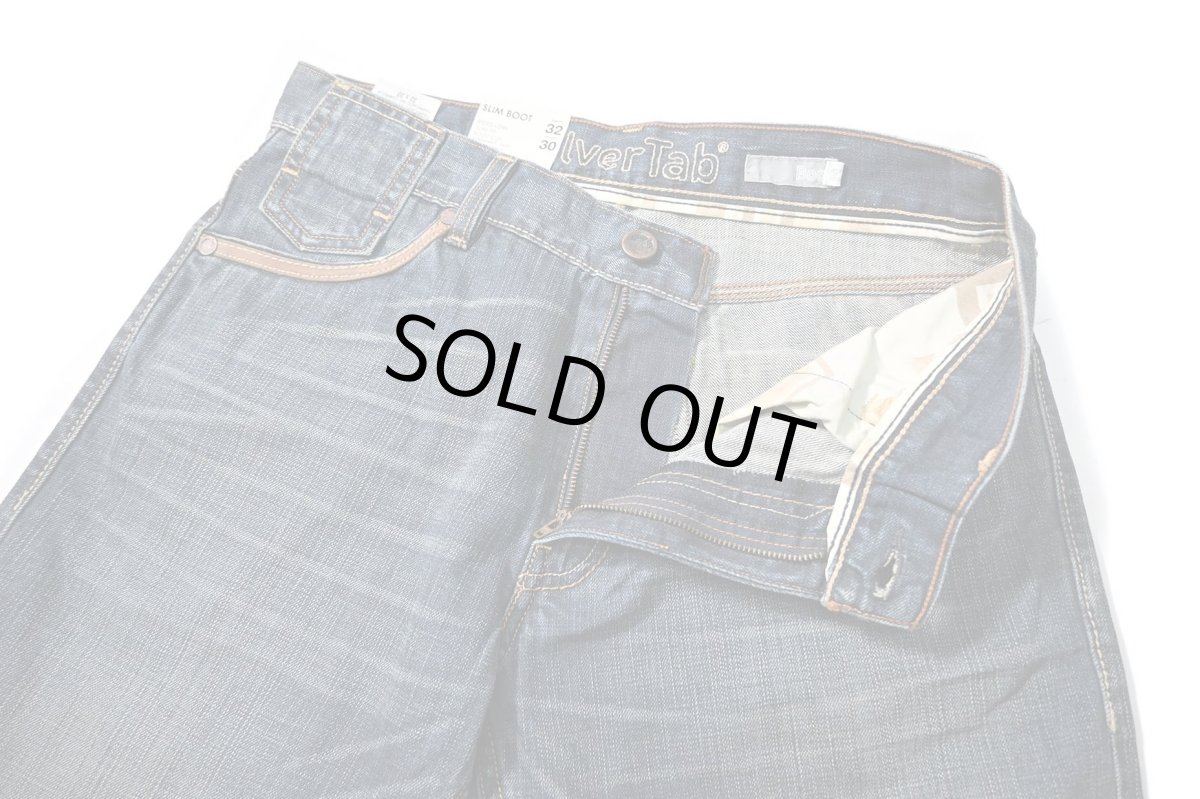 画像6: 00s Deadstock Levi's Silver Tab Slim Fit  Boot Cut Denim Pants #0003 リーバイス (6)