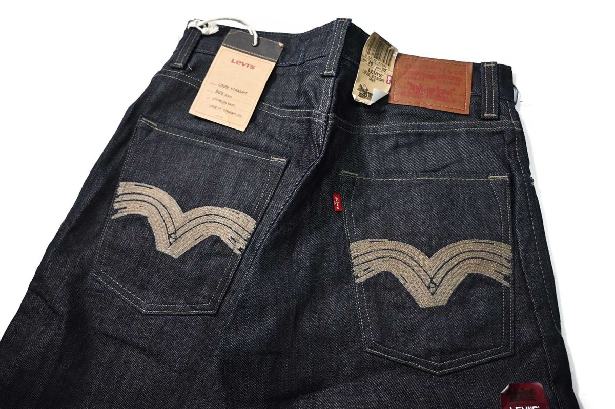 画像5: 00s Deadstock Levi's 569 Denim Pants #0046 リーバイス (5)