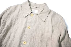 画像2: 90s Deadstock Armani Jeans Linen Coat (2)