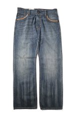 画像2: 00s Deadstock Levi's Silver Tab Slim Fit  Boot Cut Denim Pants #0003 リーバイス (2)