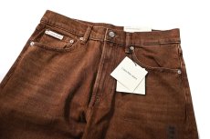 画像2: Calvin Klein Signature 90s Straight Denim Pants Brown カルバンクライン (2)