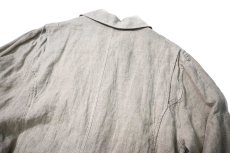 画像8: 90s Deadstock Armani Jeans Linen Coat (8)