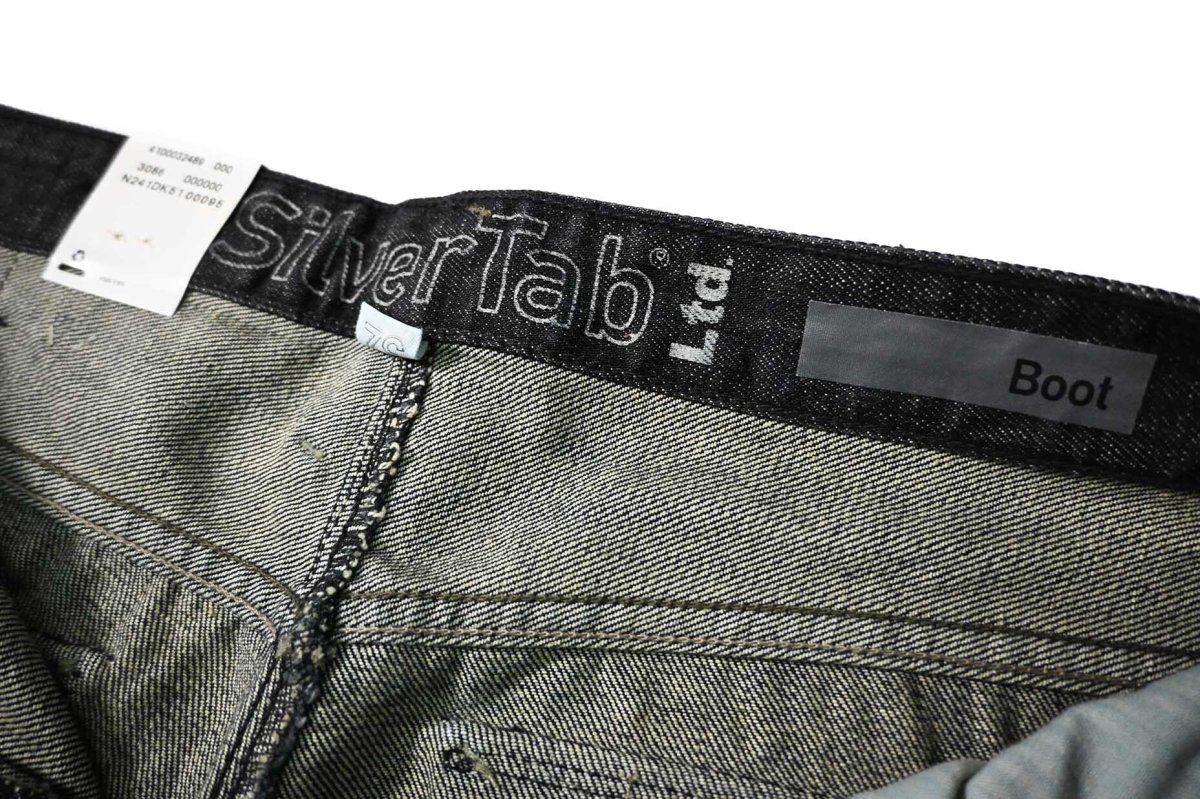 画像7: 00s Deadstock Levi's Silver Tab Boot Denim Pants #0005 リーバイス (7)