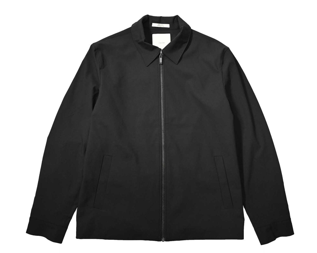 画像1: Calvin Klein Zip Up Blouson Black カルバンクライン (1)