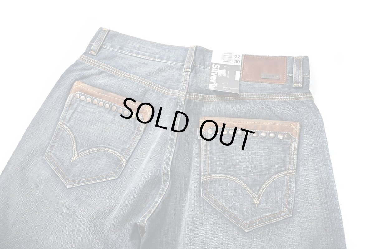画像5: 00s Deadstock Levi's Silver Tab Slim Fit  Boot Cut Denim Pants #0003 リーバイス (5)
