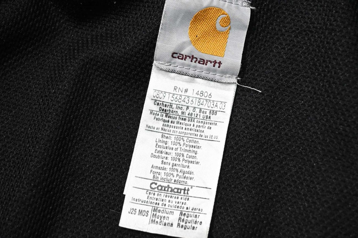 画像6: 09' Used Carhartt Duck Thermal Lined Active Jacket Moss (6)