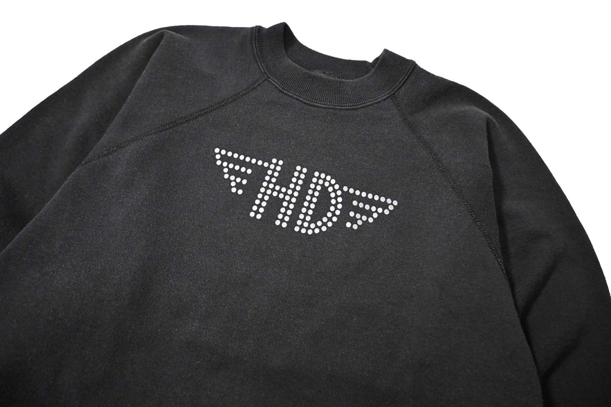 画像3: 90s Used Harley-Davidson Raglan Sleeve Sweat Shirt made in USA (3)