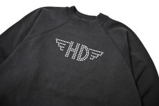 画像3: 90s Used Harley-Davidson Raglan Sleeve Sweat Shirt made in USA (3)